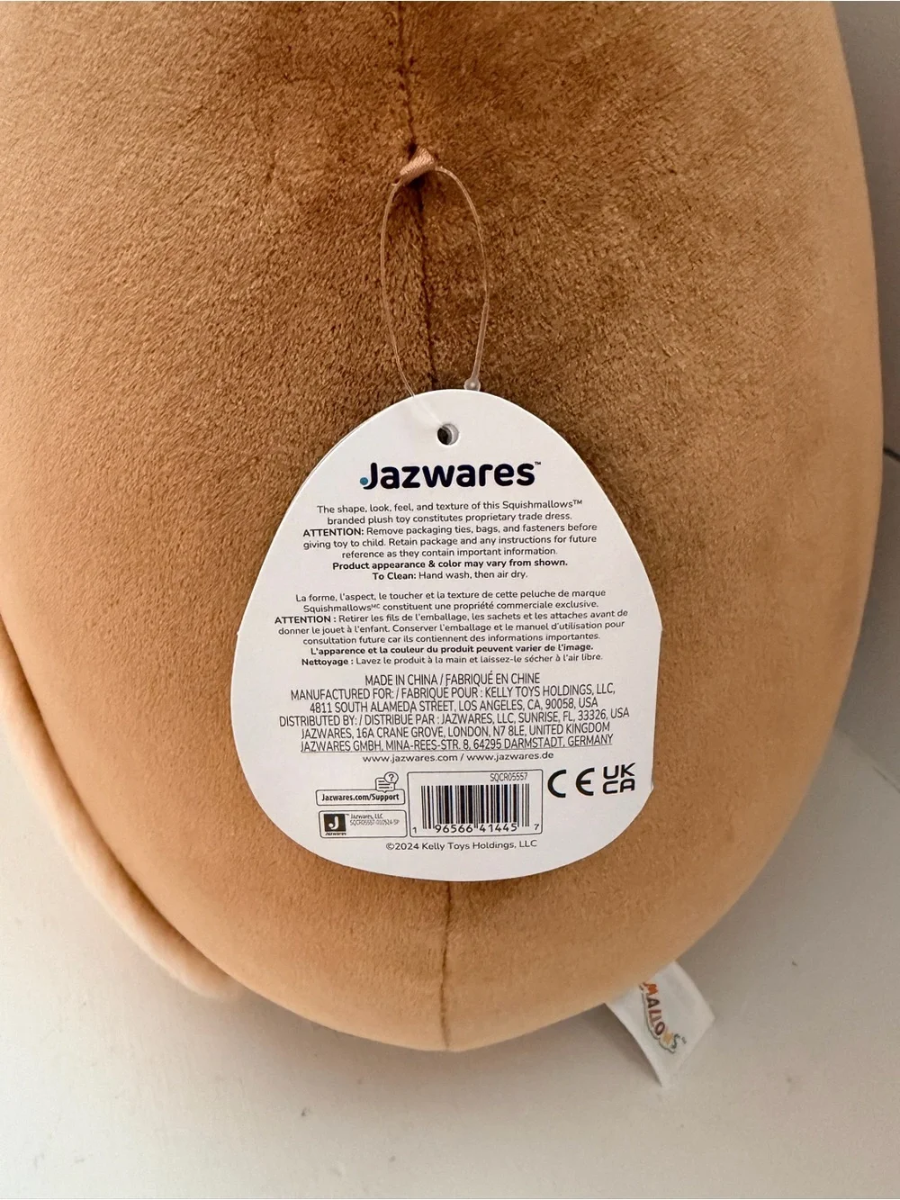 Sqishmallows 14 Inch Lijjian Brown Capybara